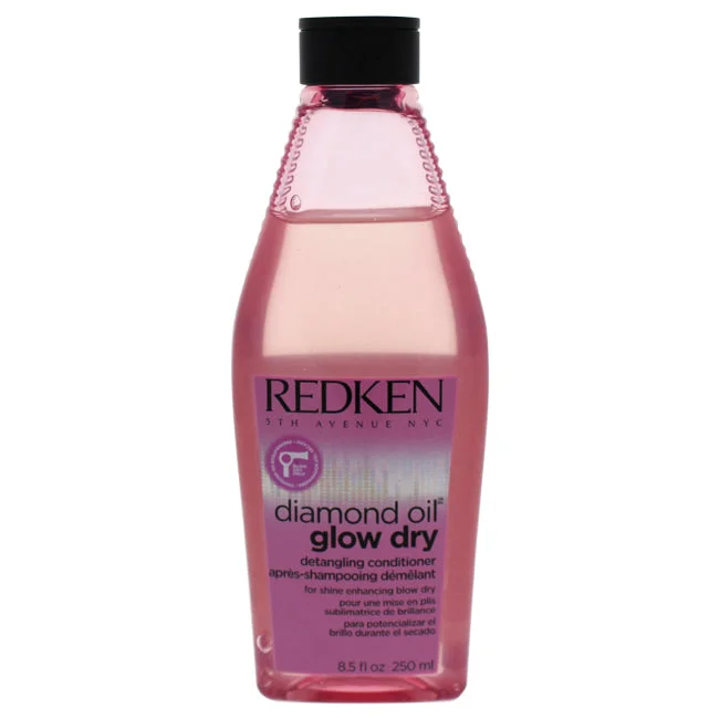 hair conditioner for thick, coarse hair-Redken Diamond Oil Glow Dry Detangling Conditioner by Redken for Unisex - 8.5 oz Conditioner