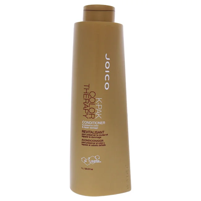 best hair care brands for curly hair-Joico K-Pak Color Therapy Conditioner by Joico for Unisex - 33.8 oz Conditioner