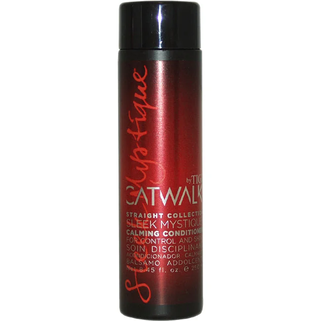 hair oil for frizzy and dry ends-TIGI Catwalk Straight Collection Sleek Mystique Calming Conditioner by TIGI for Unisex - 8.45 oz Conditioner