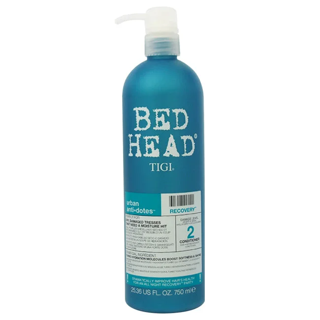 treatment for curly hair and split ends-TIGI Bed Head Urban Antidotes Recovery Conditioner by TIGI for Unisex - 25.36 oz Conditioner