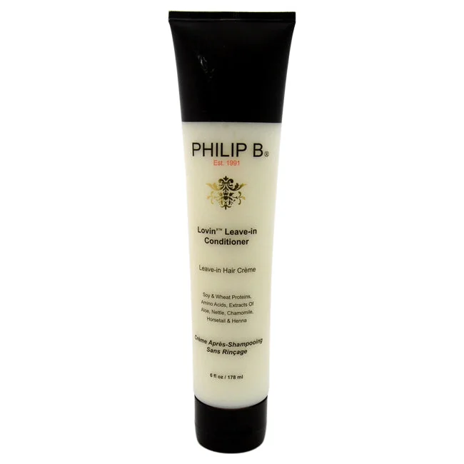 treatment for curly hair and split ends-Philip B Lovin Leave-in Conditioner by Philip B for Unisex - 6 oz Conditioner