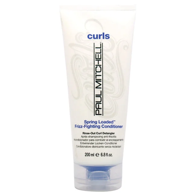 anti-frizz mousse for curly hair-Paul Mitchell Curls Spring Loaded Frizz Fighting Conditioner by Paul Mitchell for Unisex - 6.8 oz Conditioner