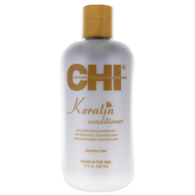 volumizing shampoo for thick hair-CHI Keratin Reconstructing Conditioner by CHI for Unisex - 12 oz Conditioner