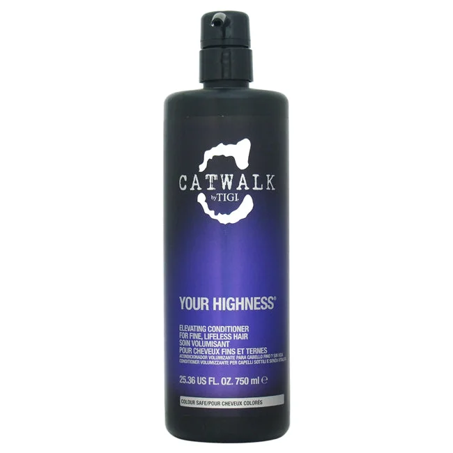 volume boosting shampoo for fine curls-TIGI Catwalk Your Highness Elevating Conditioner by TIGI for Unisex - 25.36 oz Conditioner