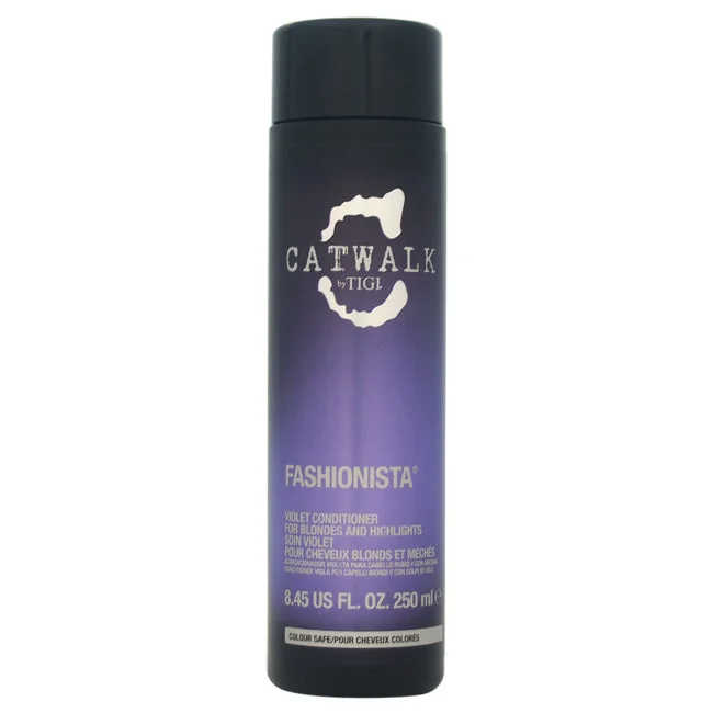 anti-frizz products for dry, damaged hair-TIGI Catwalk Fashionista Violet Conditioner by TIGI for Unisex - 8.45 oz Conditioner