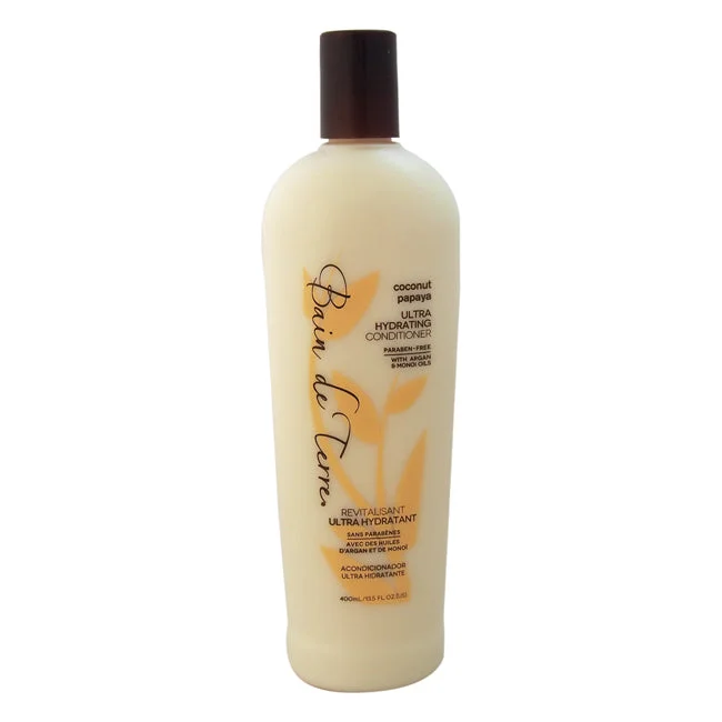 deep repair hair care for dry ends-Bain de Terre Coconut Papaya Ultra Hydrating Conditioner by Bain de Terre for Unisex - 13.5 oz Conditioner