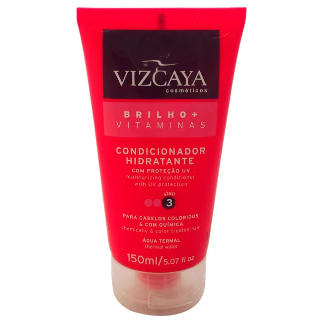 nourishing hair oils for healthy shine-Vizcaya Moisturizing Conditioner With UV Protection Step 3 by Vizcaya for Unisex - 5.07 oz Conditioner