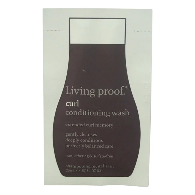 best hair care products for dry scalp-Living Proof Curl Conditioning Wash by Living Proof for Unisex - 0.67 oz Conditioner