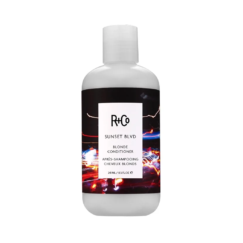 deep conditioning treatment for dry scalp-R+Co Sunset Blvd Blonde Conditioner