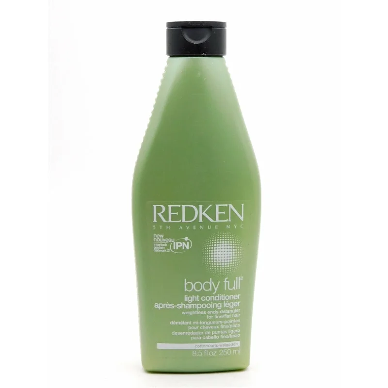 leave-in treatment for damaged hair ends-Redken Body Full Light Conditioner 8.5 Fl Oz