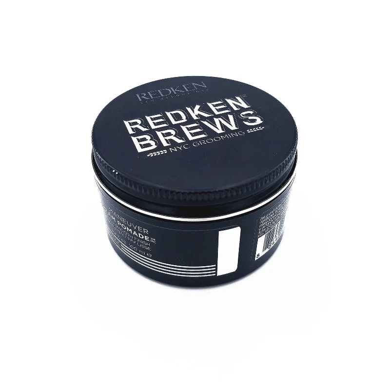 moisturizing hair products for thick curls-Redken Brews Maneuver Cream Pomade 3.4 oz