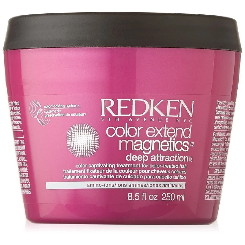 hair products for smooth and silky hair-Redken Color Extend Magnetics Deep Attraction Mask 8.5 Oz