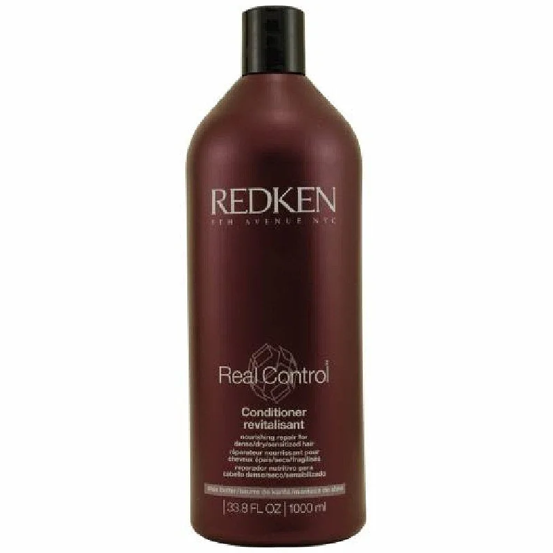 hair oil for frizzy and dry ends-Redken Real Control Conditioner for Dry Hair 33.8 oz