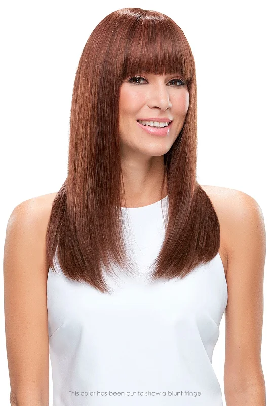 Sale - Jon Renau Wigs - Lea Human Hair (#5983) - Color: 24BRH18 (Napoleon)