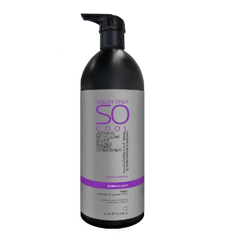 leave-in conditioner for damaged hair-Salon Only SO Cool Conditioner 1 Litre