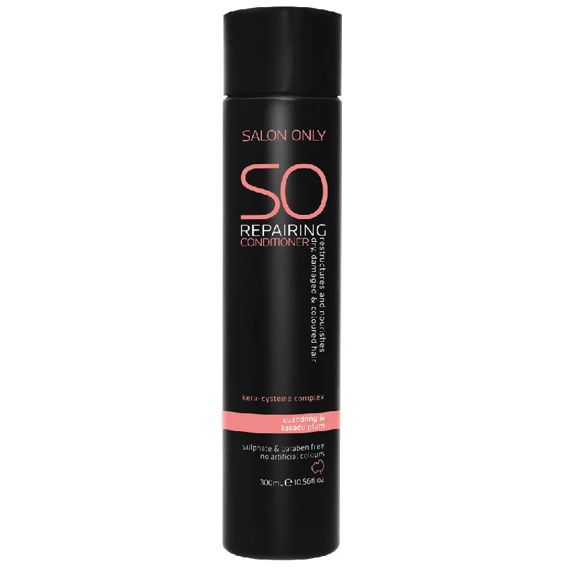 deep conditioning mask for damaged curls-Salon Only SO Repairing Conditioner 300ml