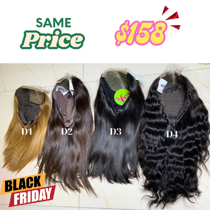 heat-resistant wigs for styling versatility -SAME PRICE WIG DEAL $167 (Note code of wig you want)