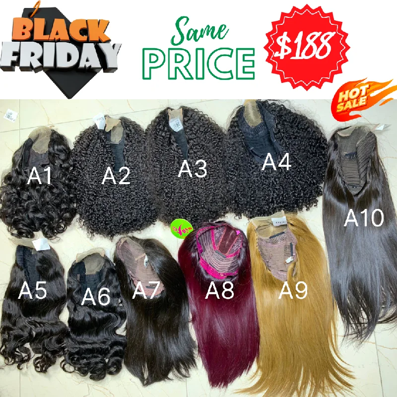 high-quality human hair wigs for natural texture -SAME PRICE WIG DEAL $198 (Note code of wig you want)