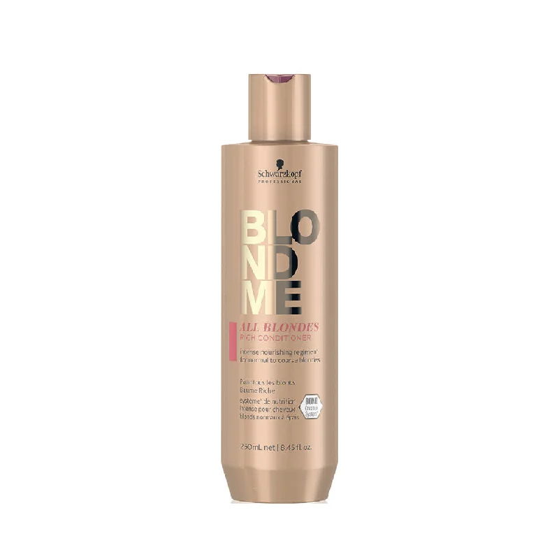 nourishing serum for healthy ends-SCHWARZKOPF BLONDME RICH CONDITIONER - ALL BLONDES 300ML