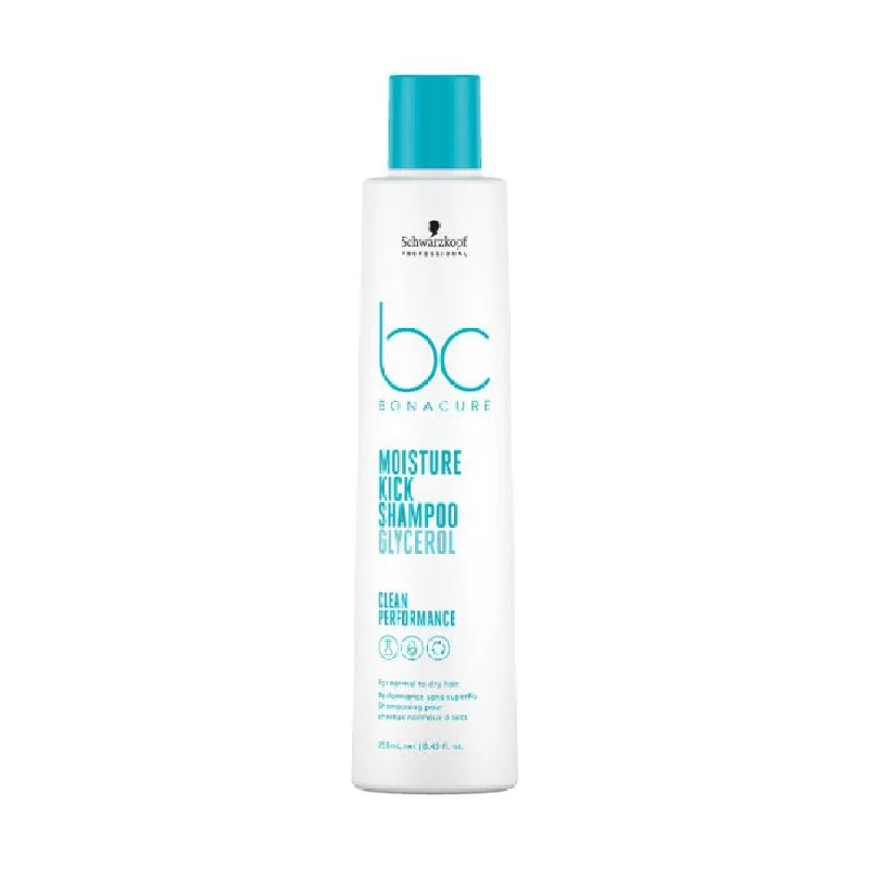 keratin treatment for stronger, smoother hair-SCHWARZKOPF BONACURE CLEAN PERFORMANCE MOISTURE KICK CONDITIONER 200ML