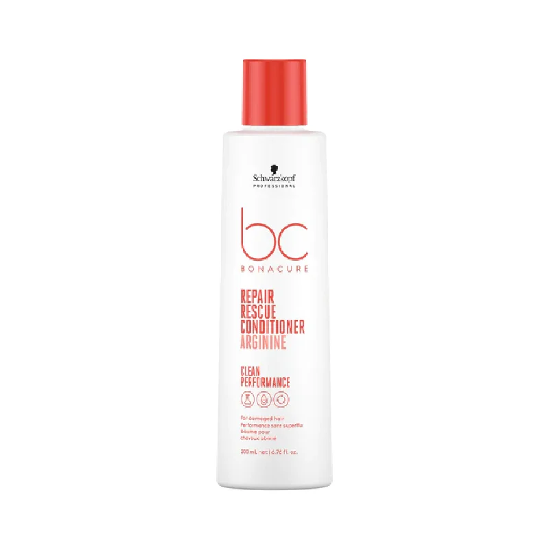 hydrating spray for curly hair ends-SCHWARZKOPF BONACURE CLEAN PERFORMANCE REPAIR RESCUE CONDITIONER  200ML