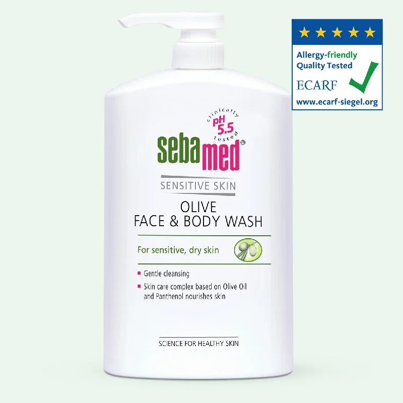 Sebamed Olive Liquid Face & Body Wash 1L