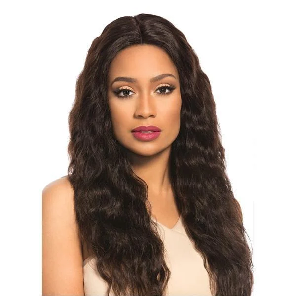 full lace wigs for realistic scalp appearance -Sensationnel 100% Brazilian Virgin Remi Bare & Natural 4x4 Swiss Lace Wig - LOOSE WAVE