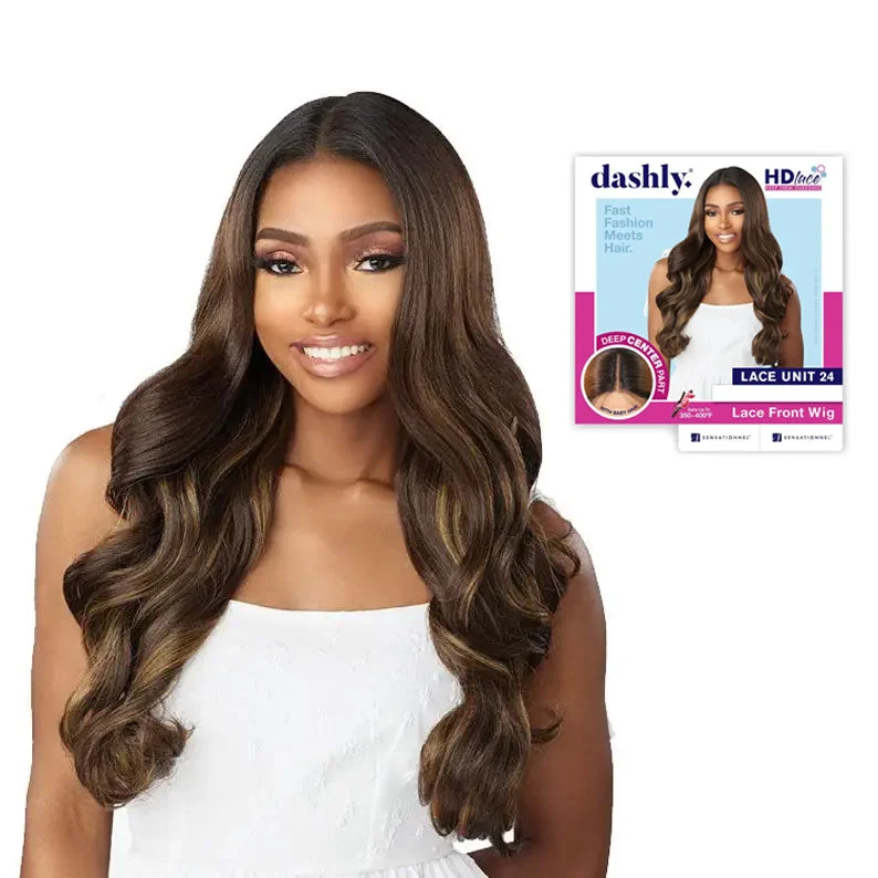 trendy wigs for modern and creative styling -SENSATIONNEL Dashly HD Lace Front Wig - UNIT 24