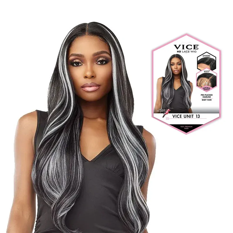 wigs for natural hair look and texture -SENSATIONNEL Vice HD Lace Wig - VICE UNIT 13