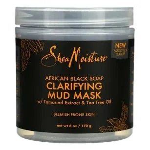 Shea Moisture Abs Mud Mask Face Clarifying 24 Piece 6 Oz.