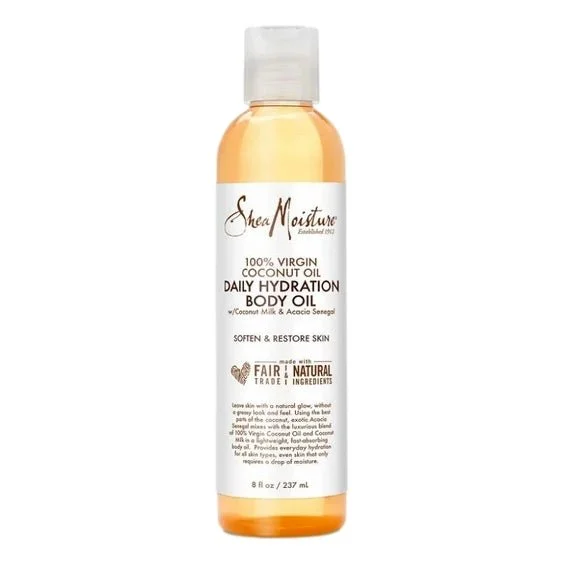 Shea Moisture Vco Massage Oil Daily Hyd 24 Piece 8 Oz.