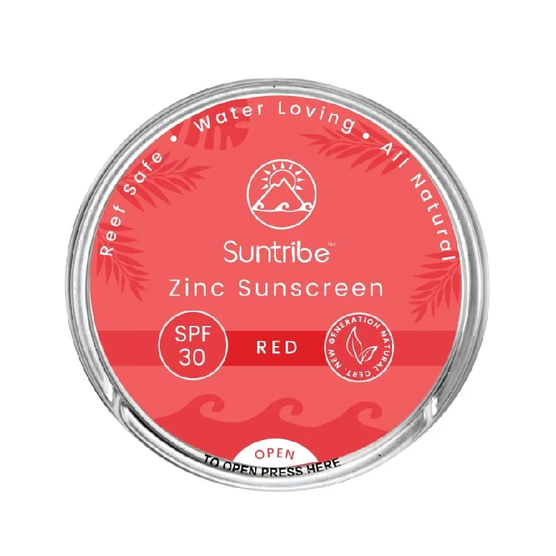 Suntribe - Face & Sport Natural Sunscreen SPF30 - Red