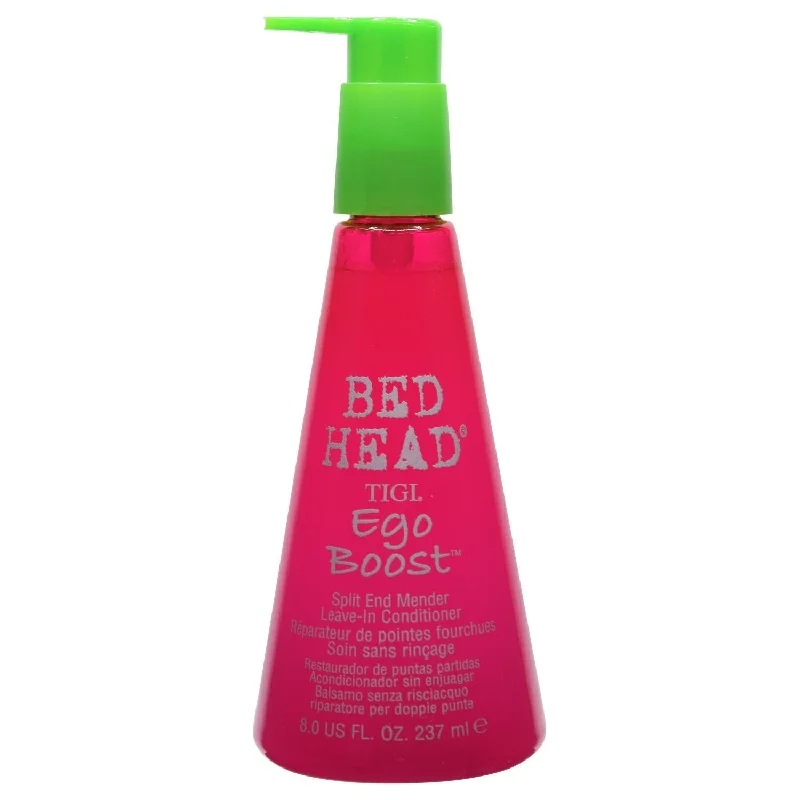 nourishing hair care routine for men-TIGI Bed Head Ego Boost Split End Mender Leave-In Conditioner 8 fl Oz