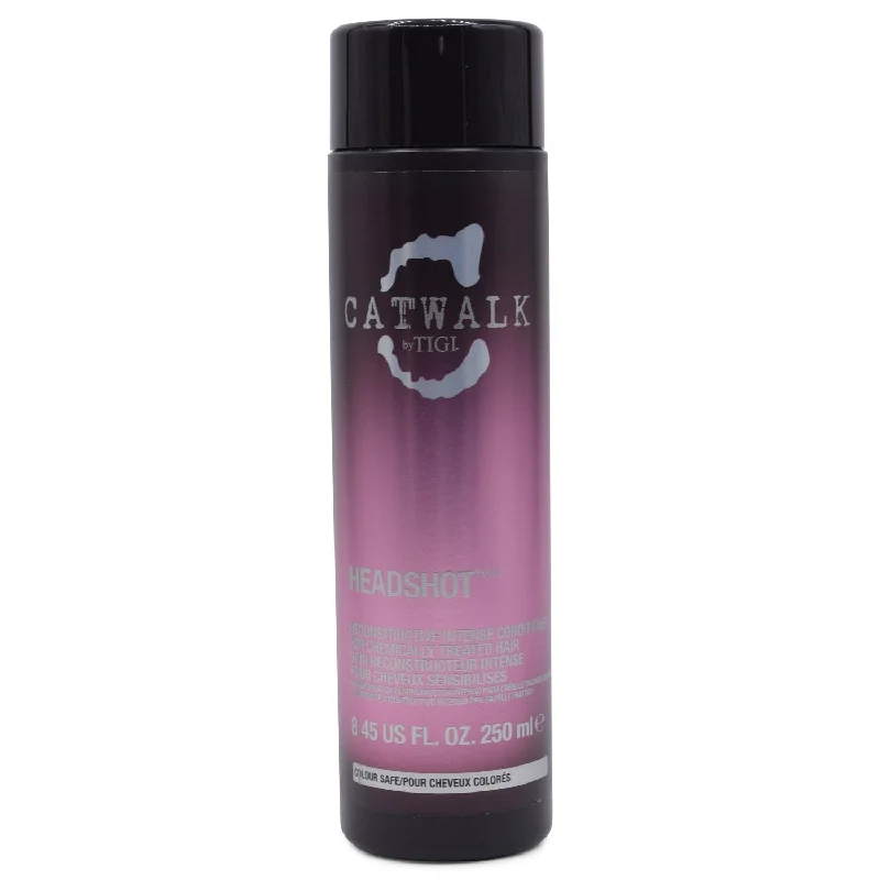 keratin-infused hair mask for smoothness-TIGI Catwalk Headshot Reconstructive Intense Conditioner 8.45 fl Oz