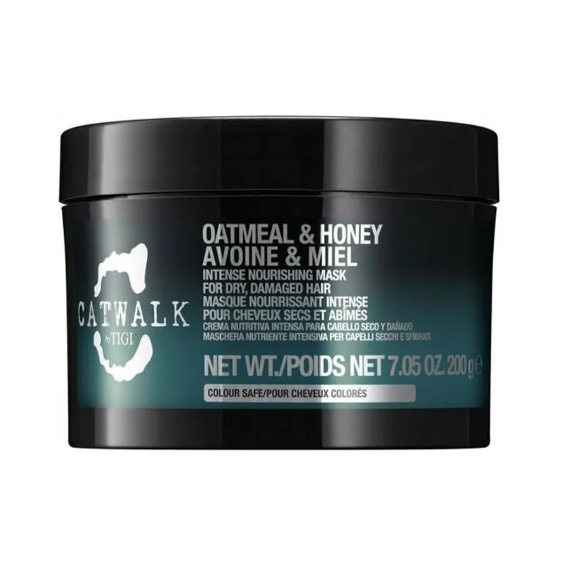 strengthening hair oil for damaged hair-Tigi Catwalk Oatmeal and Honey Nourishing Mask for Men or Women 7.05 Oz