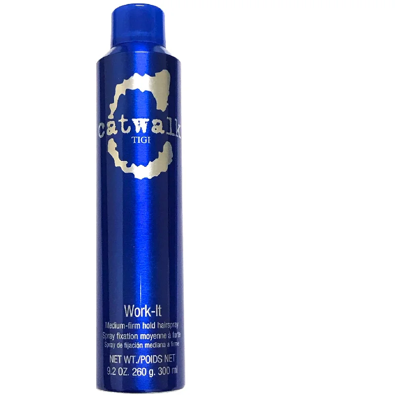 organic treatment for split ends-TIGI Catwalk Work It Medium Firm Hold Hairspray 9.2 oz