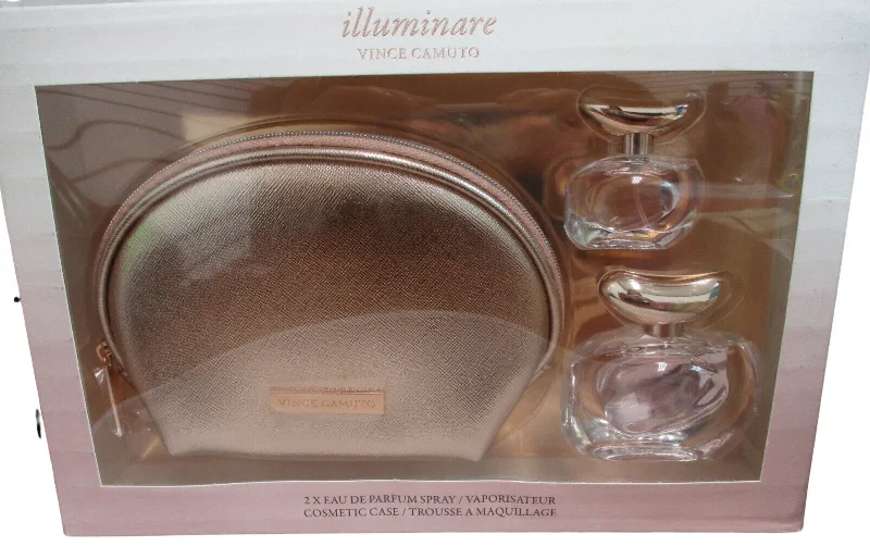 Vince Camuto Illuminare 3 Piece Gift Set with Cosmetic Bag