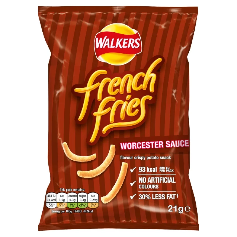 Walkers French Fries Worcester Sauce  21G