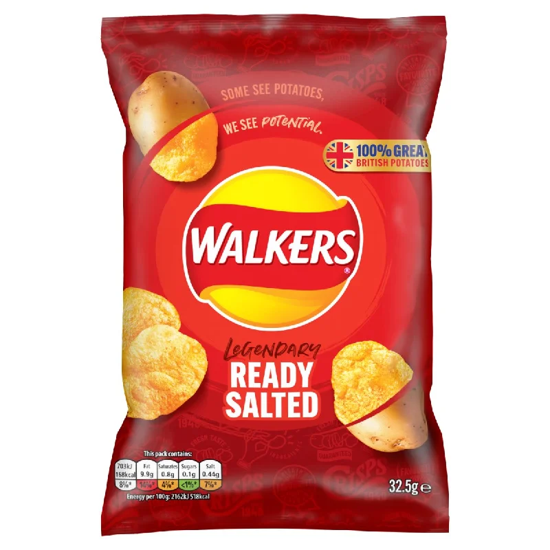 Walkers Ready Salted 32.5G