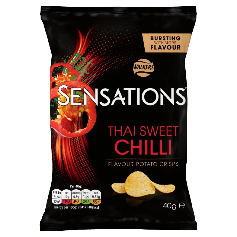 Walkers Sensations Thai Sweet Chilli 40G