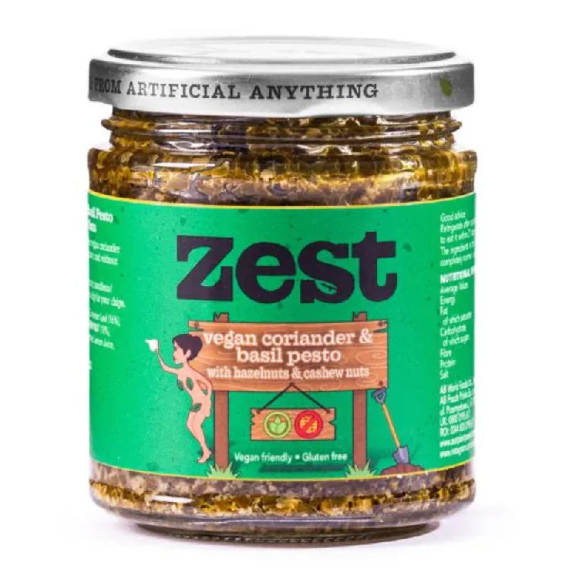 Zest Vegan Coriander & Basil Pesto